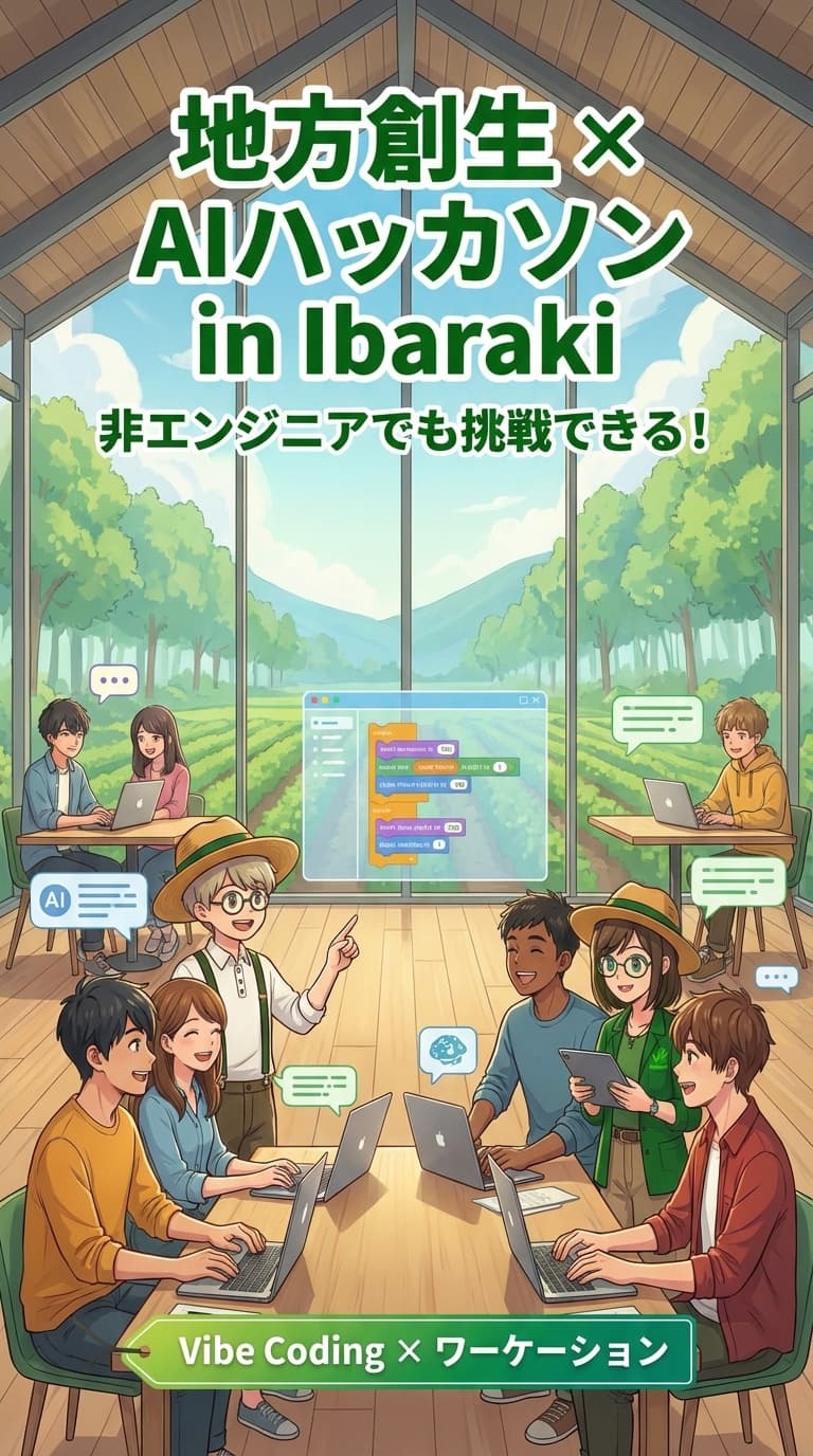 茨城の自然とデジタル - ワーケーション型AIハッカソン